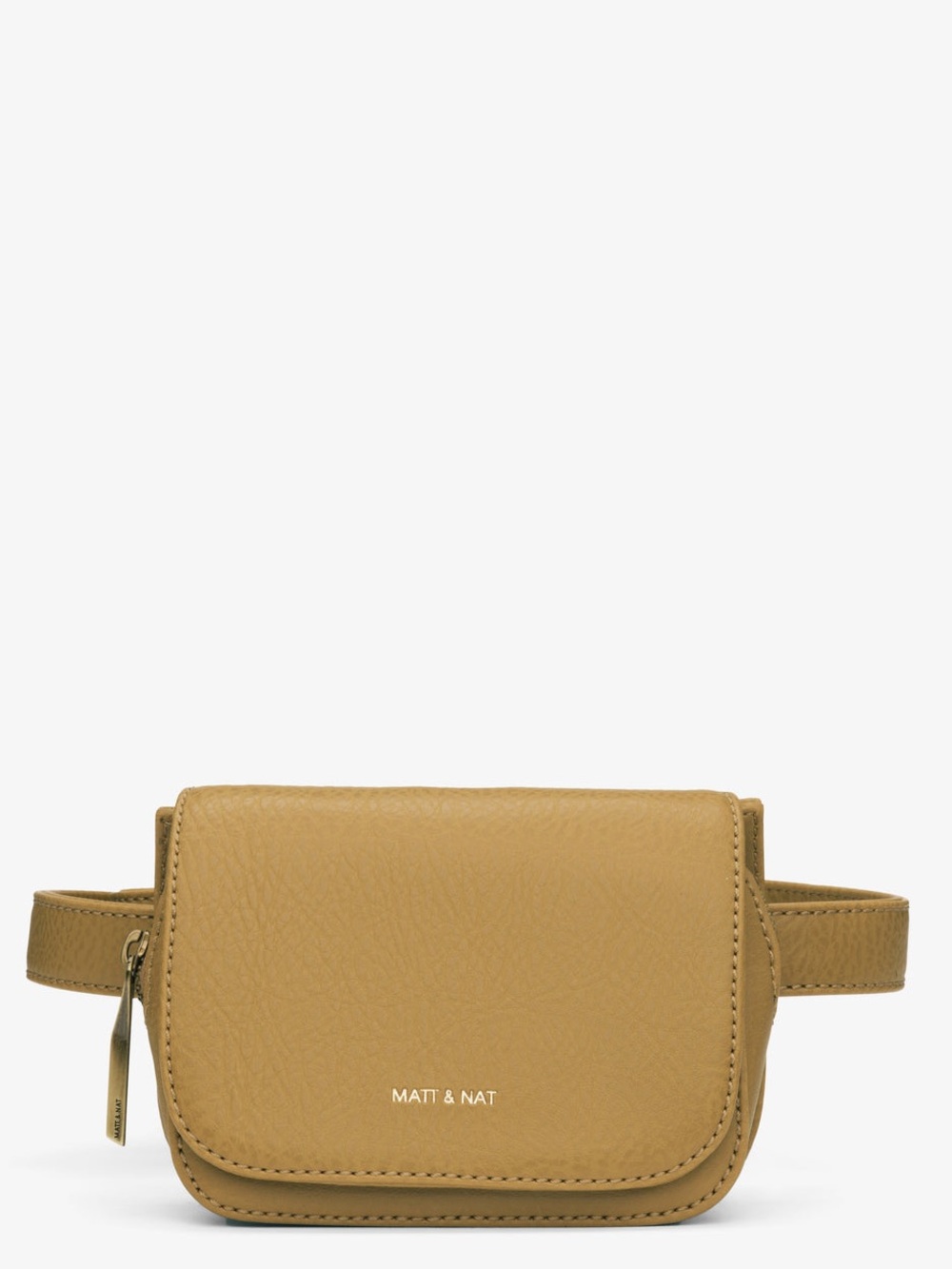 Matt & Nat Vegan Leather Mustard Yellow “Aki Pomelo” Belt Bag